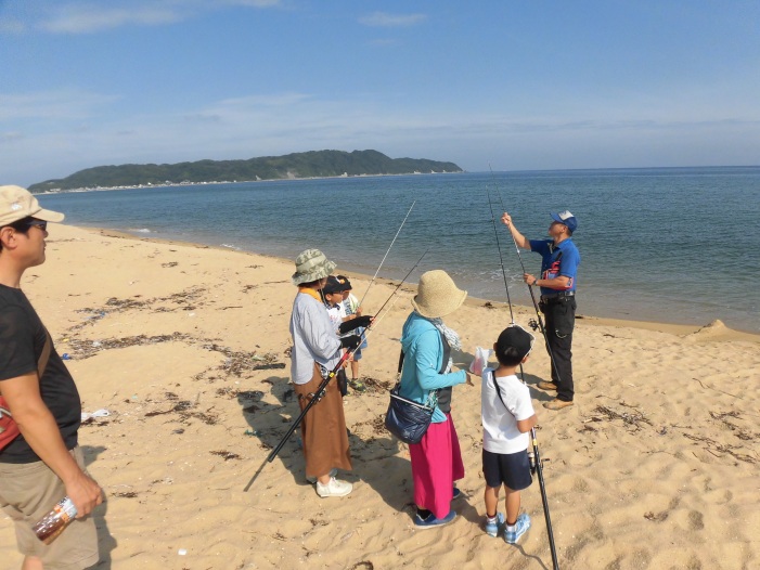 【募集終了】親子投げ釣り教室②<日帰り>