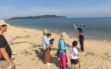 【夏休みイベント報告】投げ釣り体験を実施しました!